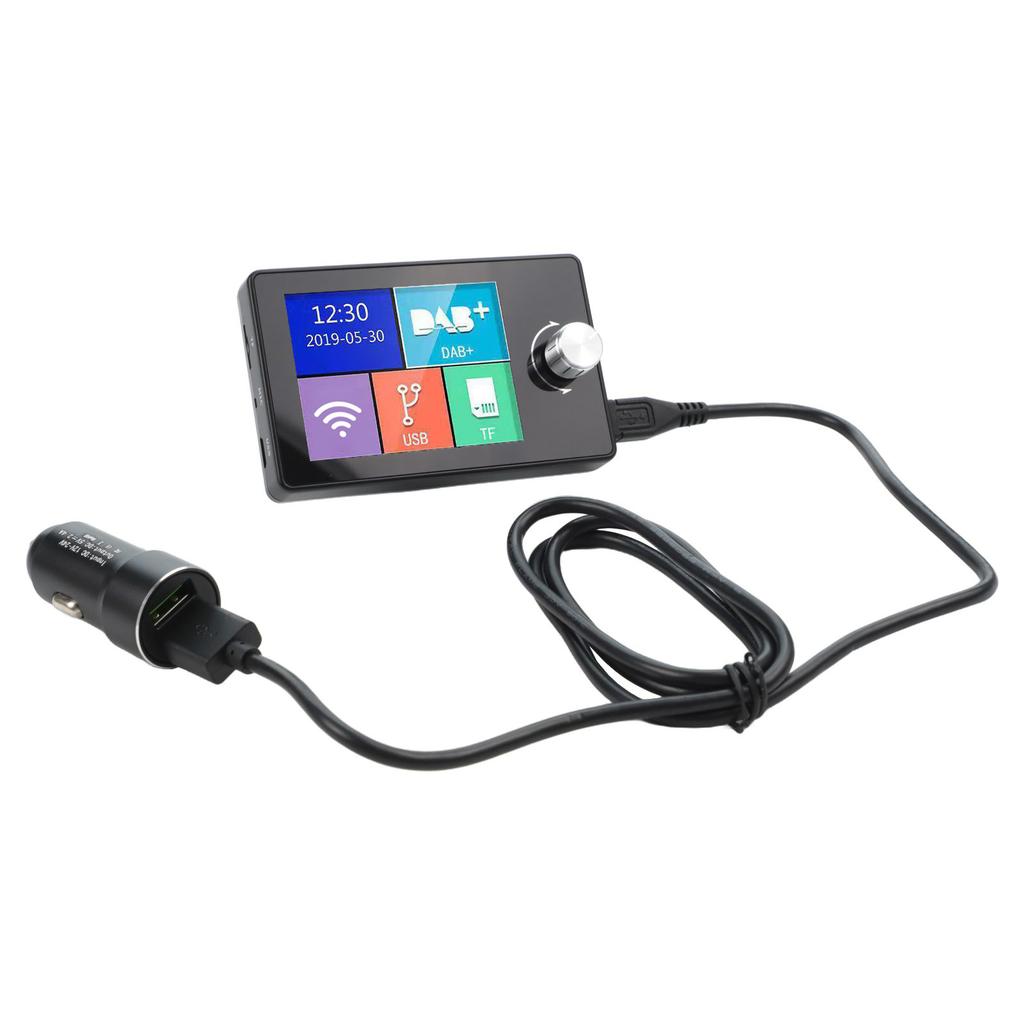 For Cars For Trucks FM Transmitter Car Audio Receiver Audio System Upgrade Effective Distance High Sensitivity Support TF Card