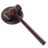 1 Set Wooden Judge Hammer Handcrafted Wood Adjudgement Gavel For Auction Lawyer Sound Hand Tools Kids Plaything Cosplay