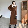 Autumn/Winter 2025 Corduroy Two-Piece Set for Plus Size Girls - Slimming & Stylish