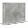Bathroom Mirror Right Angled Concrete Grey 60 x 45 x 18 cm