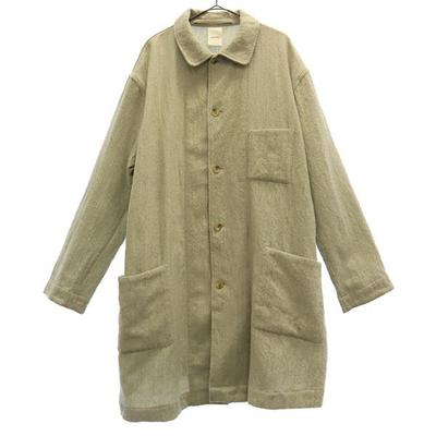 COPAIN Wool Stainless Collar Coat 2 Gray Men's Used