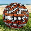 SLAM DUNK Print Size 5 Soccer Ball, PU Wear Resistant Football for Match Training and Daily Practice, Birthday Gift for Soccer Fans