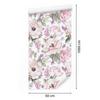 Wallpaper Roses Purple Flowers for Living Room and Bedroom 50x1000