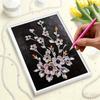 DIY Beautiful Flowers Pearl Art Painting for Home Wall Decor Arts Craft  for Adults/Beginners Gift Idea Home Decor Without Frame