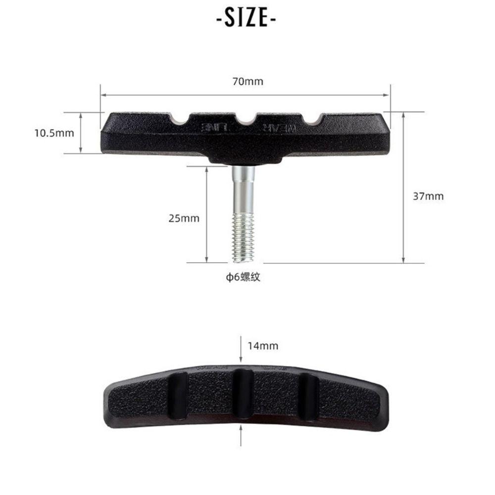 Durable Rubber Brake Pad Universal Riding Equipment New Cycling Accessories