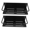 2PCS Magnetic Spice Rack for Refrigerator Carbon Steel Space Saving Spice   Magnetic Shelf for Kitchen Jars Seasoning Bottles