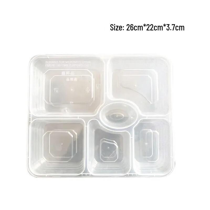 Einweg-Transparente Plastik-Lebensmittelbehälter mit Deckeln