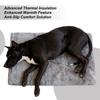 Large Fuzzy Dog Bed Soft Calming Portable Anti-Slip Pet Pad Dog Crate Kennel Sleeping Mat For Home Dorm Apartment Bedroom Living