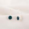 Apatite Handmade Silver Jewelry, 925 Sterling Silver Earring, Handmade Beautiful Gemstone Jewelry, Apatite Earring For Her