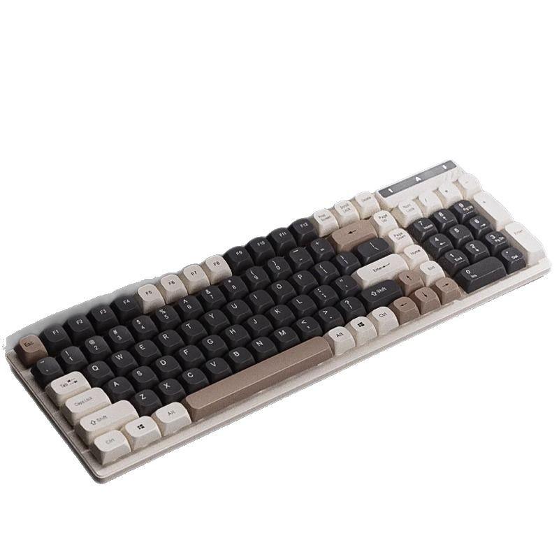 Mengzu Silent Wired Gaming Keyboard & Mouse Set - Mechanical Feel & Membrane for Office & E-sports