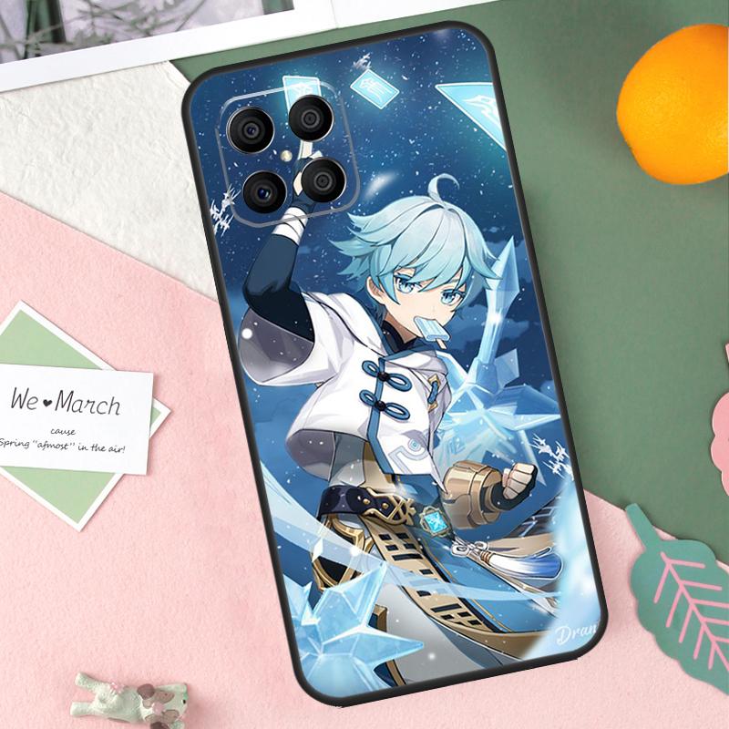 Genshin Impact Chongyun Case For Honor X9b X8b X9a X8a X8 X9 X9c 50 70 90 Lite Honor 200 Pro Magic 7 5 6 Lite Cover