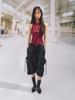 SOMSOC Kylin Hoodie Sleeveless Top_Red