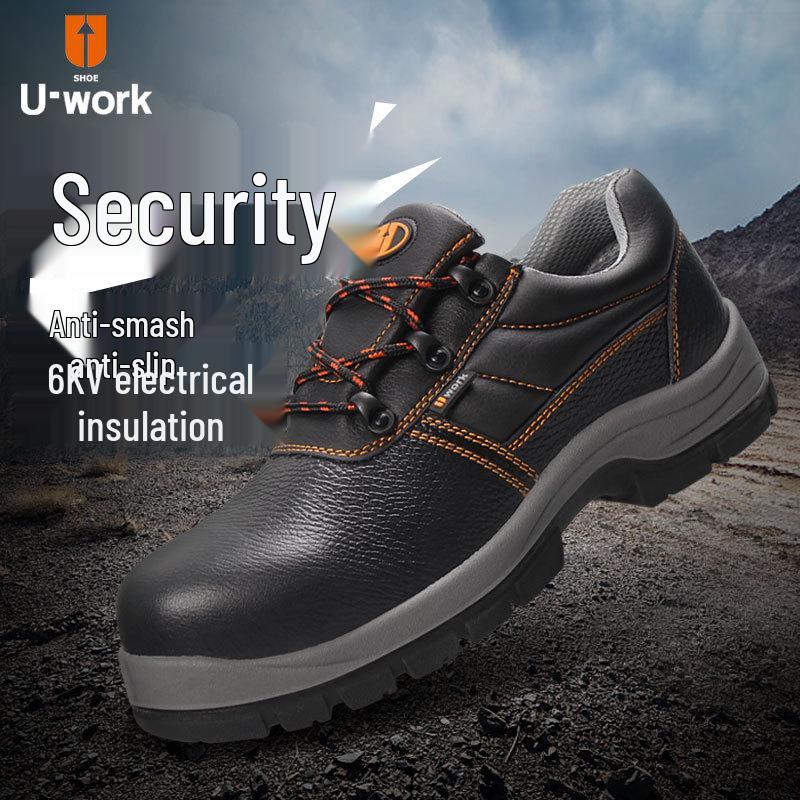 U-work PAD-A3132 Insulated Safety Shoes, Anti-Smash, 6KV Electrician Wear-resistant.