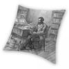 Karl Marx Philosopher Square Pillowcase Polyester Linen Velvet Creative Zip Decorative Throw Pillow Case Sofa Cushion Cover