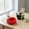 Easter Rabbit Basket Candle Cup Silicone Molds Easy Demolding For Resin Casting Candle Holder Chocolate Home Decoration