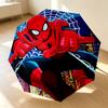 Spiderman Web 8 Ribs 3Fold Black Glue Uv Protection Umbrella Sun Protection Rainproof Compact Folding Umbrella For Travel Daily Use C924643