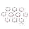 10Pcs G9 Lamp Holder Ring, M20 Lamp Shade Bracket Adapter Ring, Metal Lamp Shade Ring, G9 Lamp Shade Reduction Ring
