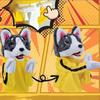 Cartoon-Gesang Kung-Fu Huskys Handpuppe Spielzeug Eltern-Kind Interaktives Plüschtier für Jungen Mädchen