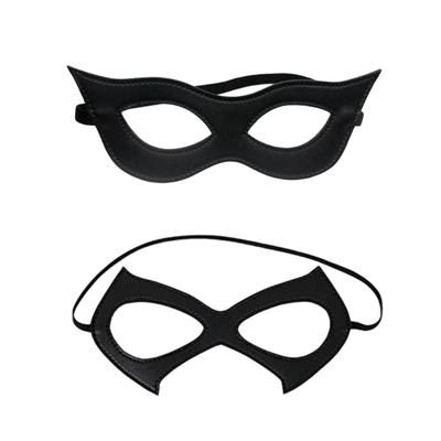 Freundliche PU-Leder Maskerade-Maske mit verstellbarem Gummiband für Themenpartys, Bühnenauftritte
