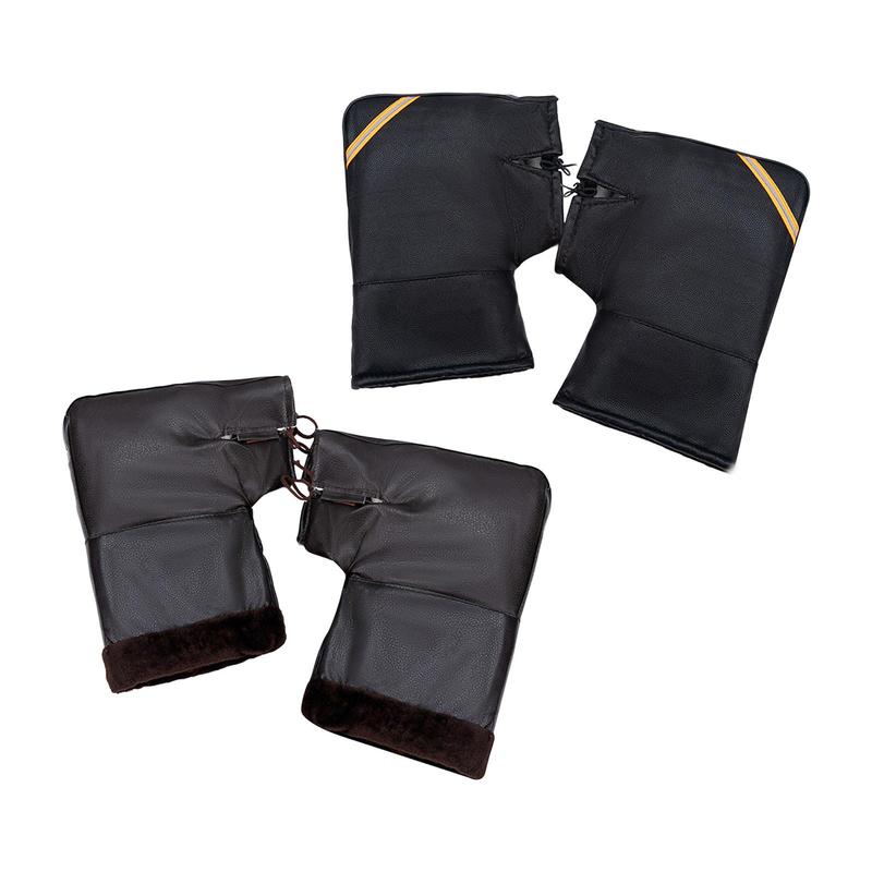 Motorcycle Handlebar Gloves Winter Warmer Thermal Cover Mitts for Bike