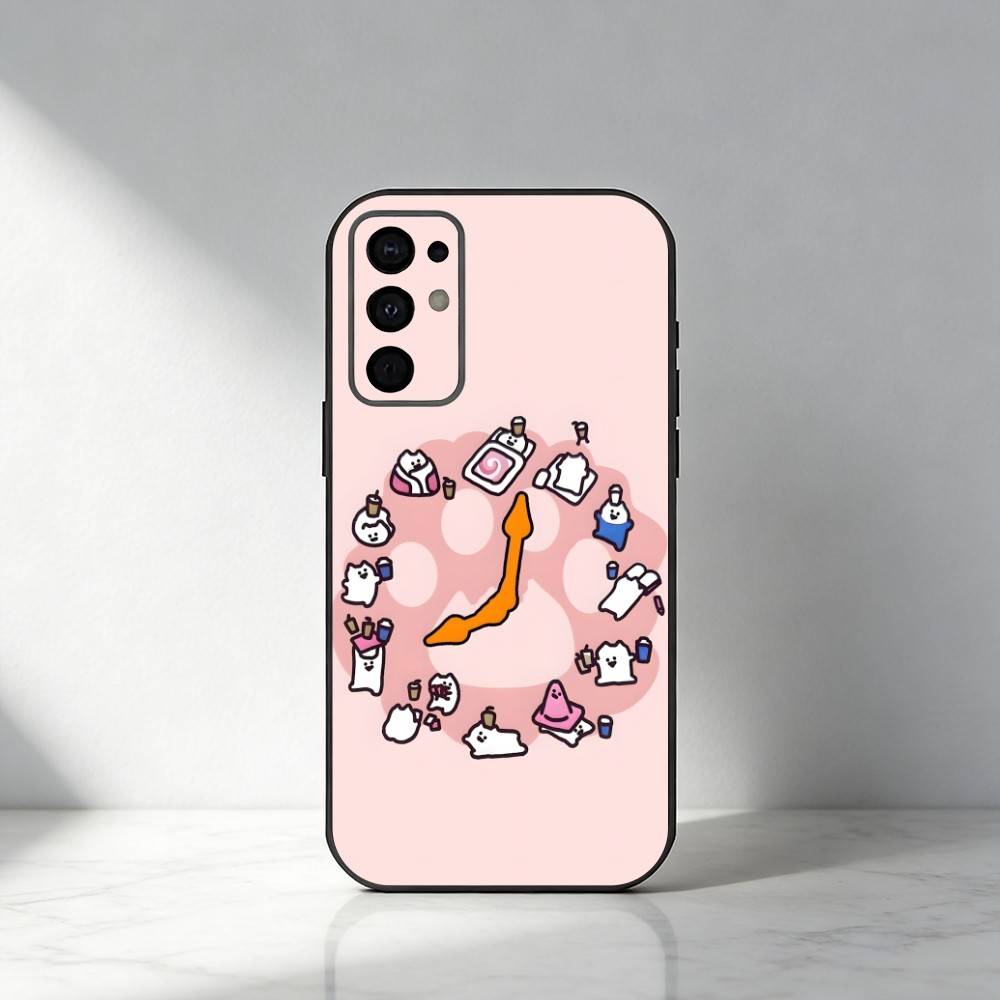 EveOneCat HD Printed  Phone Case For Samsung S25,S24,S21,S22,S23,S30,Ultra,S20,Plus,Fe,Note,5G Black Cover