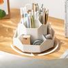 Large Capacity Plastic Rotating Pen Holder Storage Box, Office Student Desktop Stationery Storage, Student Gifts