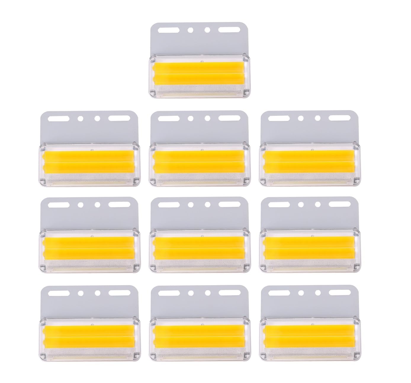 

LED Light, 24 V, Side Marker, Marker Lamp, For Trucks, Set of 10, COB жёлтый