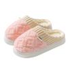 Cixi Baumwollpantoffeln für Damen für den Heimgebrauch im Winter, Indoor, rutschfest, Frühling und Herbst, Plüsch, warm, Paar, Winter, Herren