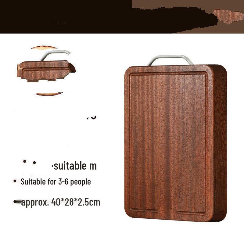 ZISIZ Solid Wenge Wood Rectangular Cutting Board