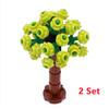 Bausteine Baum Blume Sets Stadt Pflanze Garten Bonsai Wald Natürliche Stadt Straßenansicht Park Dschungel MOC Modell Spielzeug Für Kinder