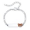 Xiaomi Vnox Personalized Baptism Gift to Girls Boys, Newborns Name Date Engraved Bracelets, Butterfly Car Charms Bracelet Gift