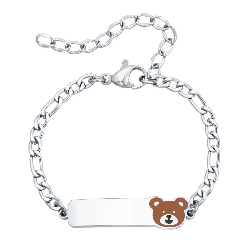 Xiaomi Vnox Personalized Baptism Gift to Girls Boys, Newborns Name Date Engraved Bracelets, Butterfly Car Charms Bracelet Gift