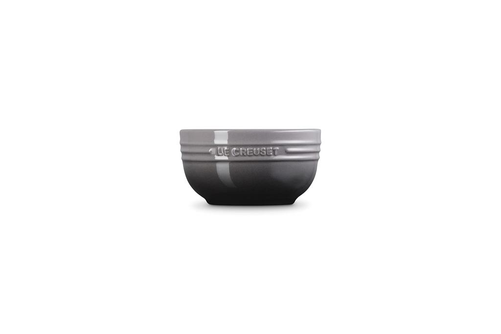 Le Creuset Rice Bowl, 330ml, Flint, Heat and Cold Resistant, Microwave, Oven, and Dishwasher Safe [Official Japanese Product]