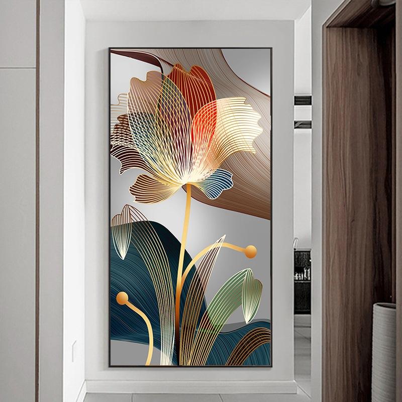 Quadro Su Tela Eiffecho Fiori In Stile Fattoria - 40x30 Cm, Decorazione Rustica Per Cucina, Bagno, Camera Da Letto