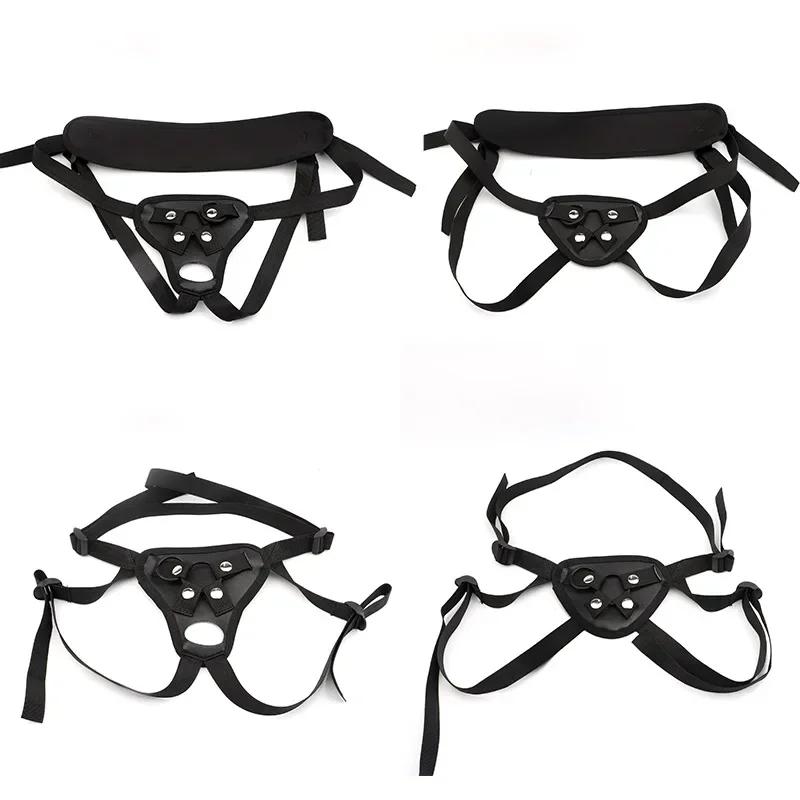 Wearable Strapon Penis for Lesbian G Spot Stimulator Adult Standard Size Panties Strap on Dildos Pants Sex Toys for Women Erotic