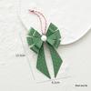 New Iron Art Snowflake Bow Christmas Tree Pendant Decoration