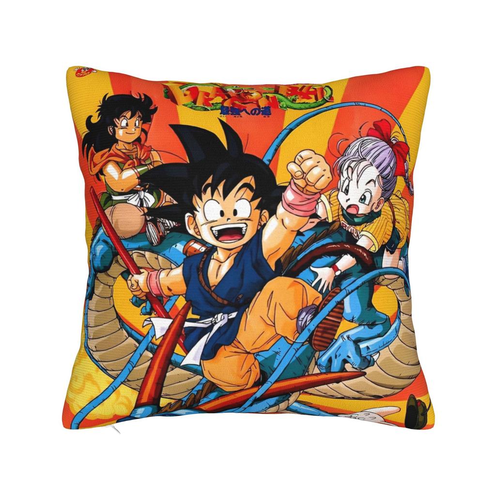 Dbz Anime Square Pillow Case Cushion Cover Fashion Polyester Decorative Pillowcase For Sofa 40*40Cm