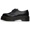 Dr. Martens 1461 Smooth Leather Platform Black Unisex Sneakers 25567001