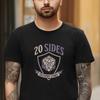 RPG Game DND Dungeons Role Playing D20 20 Sides To Every Story Unisex Jersey Short Sleeve Tee T-and Kids Tshirt