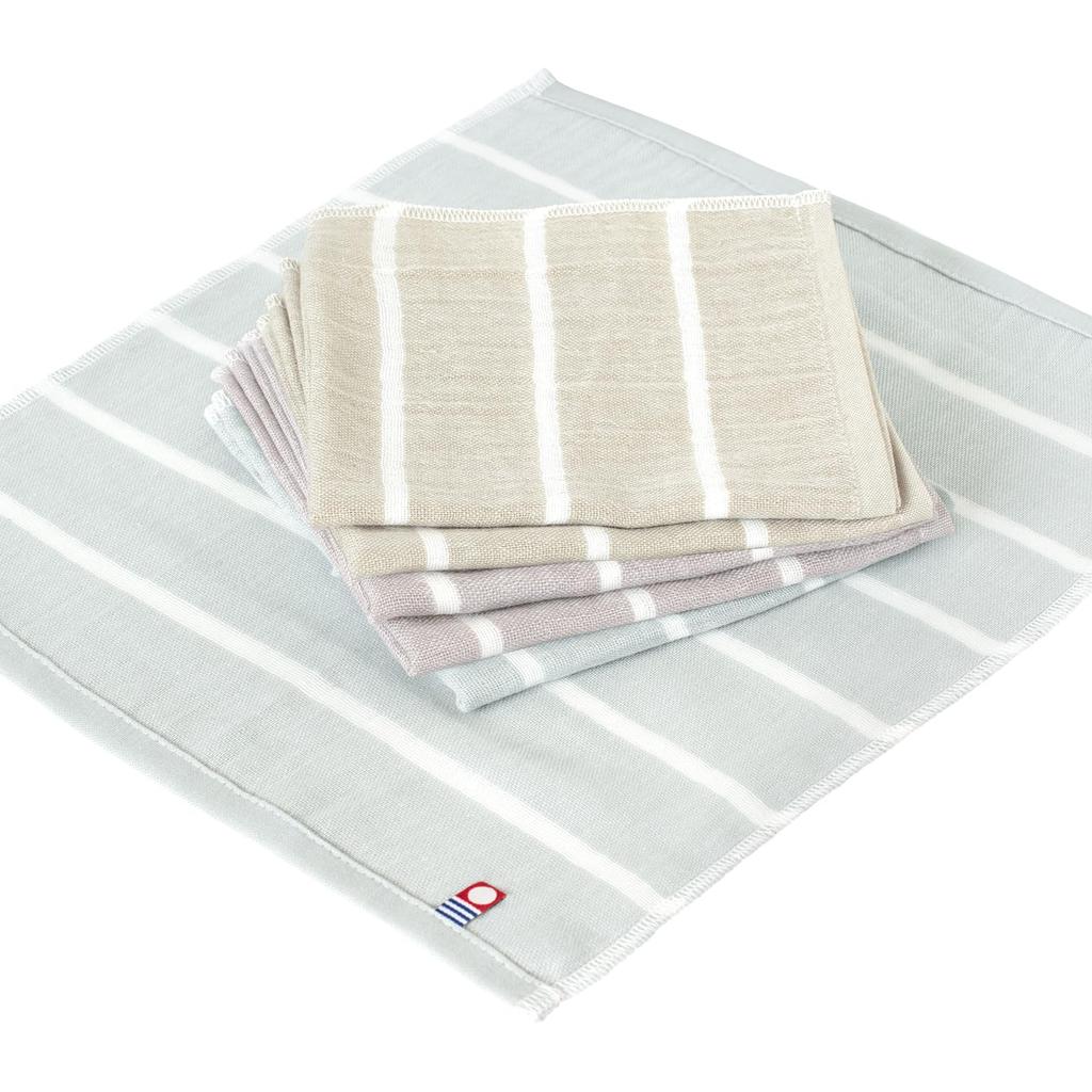 Bloom Imabari Handtuch Musselin Handtuch 6er-Set mottoco Musselin (Mottoco Gaze) Saugfähig, Schnelltrocknend, 100% Baumwolle, Hergestellt in Japan (Sortiert)