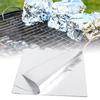 100 st Förtjockat Högtemperaturbeständigt Aluminiumfoliepapper för Grillning Barbecue Bakning