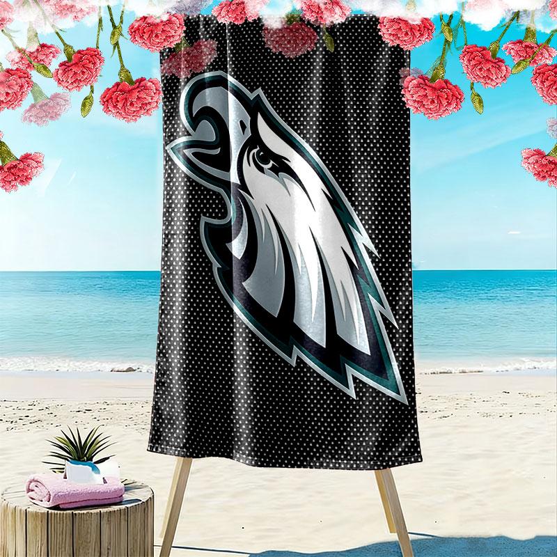 Eagles Print Beach Towel, Large Soft Quick Dry Towel for Beach Camping Swimming