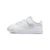 Court Legacy TD Cuir Antidérapant Amorti Bas Skateboard Chaussures Blanc Bébés Et Tout-Petits DA5382-114