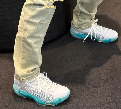 Air Jordan 38 PF X Guo Ailun Mid White Clear Jade AJ38 FD0585-100