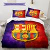 Logo Squadra Barcellona Fantasia Biancheria da Letto Decorazione Casa Regalo di Compleanno (1 * copripiumino + 2 * federa, senza nucleo)