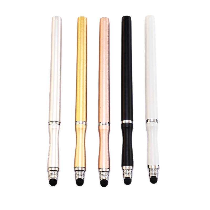 Universal Capacitive Touch Pen with Round Disc for Drawing and Editing - Light Luxury Gift with Custom Logo