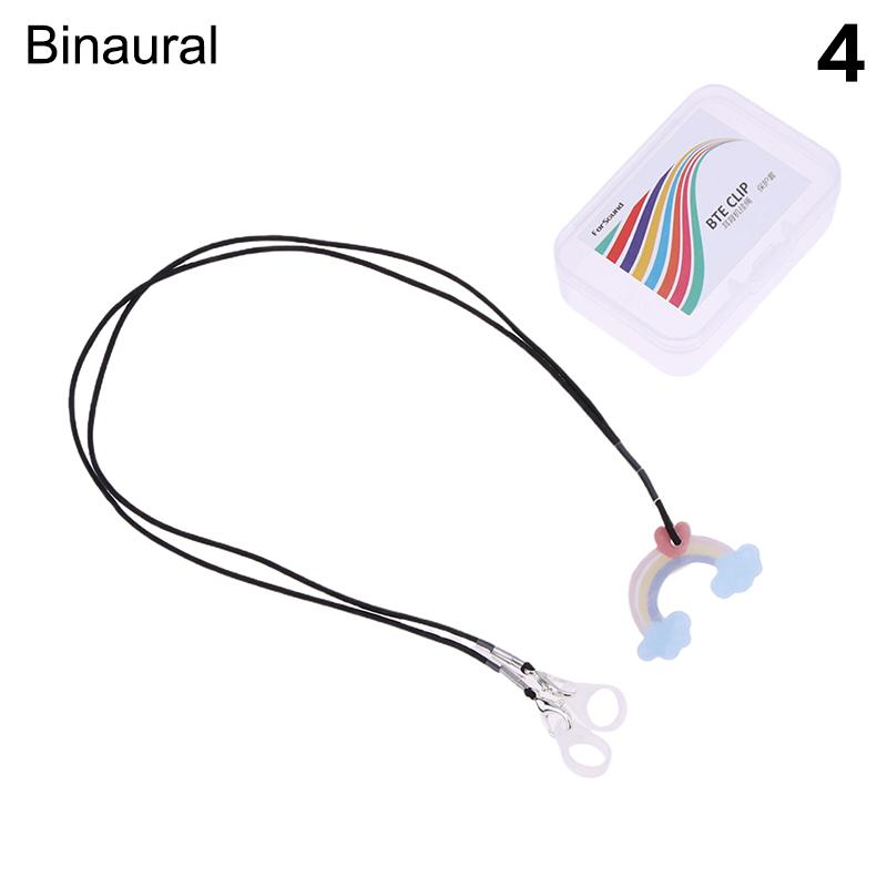 Clip Porta Clip per Apparecchi Acustici BTE alla Moda a Cartoni Animati per Bambini Bambini Anziani Anti Perdita Cordino/Laccetto per Apparecchio Acustico Singolo/Doppio Orecchio