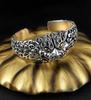 Wide Face Pixiu Bracelet for Men, Made of Pure Silver, Dominating Trendy Fashion, Tiger Head Open Bracelet, Heavy Edition