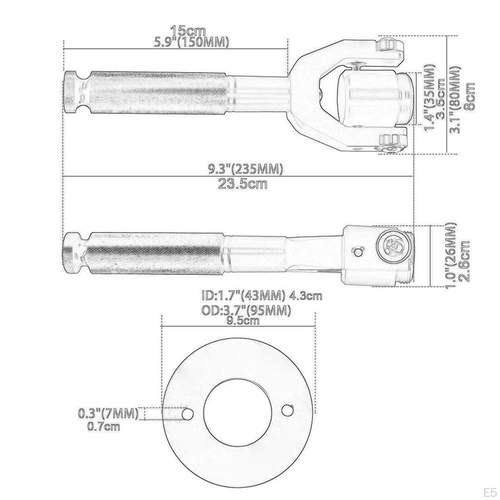 Belt Tension Gauge Car Tensioner Multifunction Compact Test Tool Measuring Instrument for