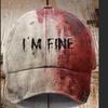 Fashion New 1D Printed Halloween Shade Baseball Cap Outdoor Cap Men's and Women's Korean Version